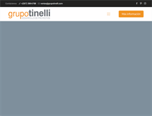 Tablet Screenshot of grupotinelli.com